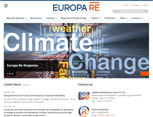 Tablet Screenshot of europa-re.com